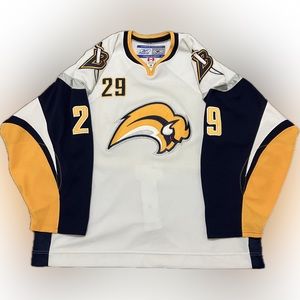 Buffalo Sabres Jason Pominville Reebok Authentic NHL Hockey Jersey Size 56